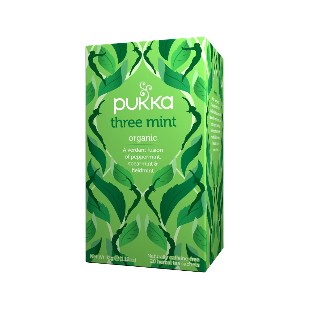 Pukka Org Three Mint x 20 Tea Bags