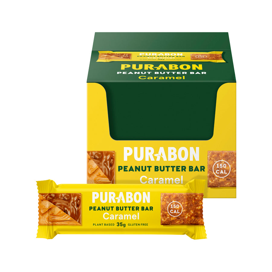 Purabon Bar Peanut Butter Caramel 35g x 30 Display