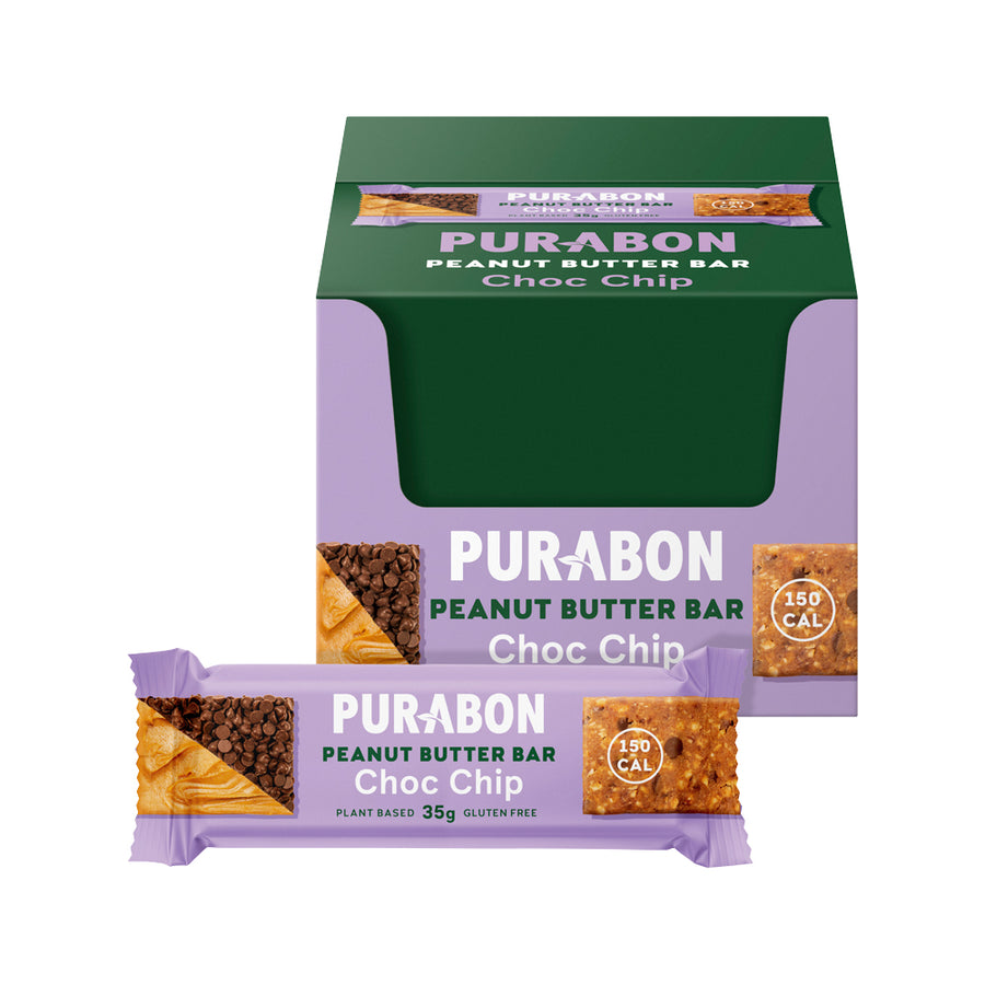 Purabon Bar Peanut Butter Choc Chip 35g x 30 Display