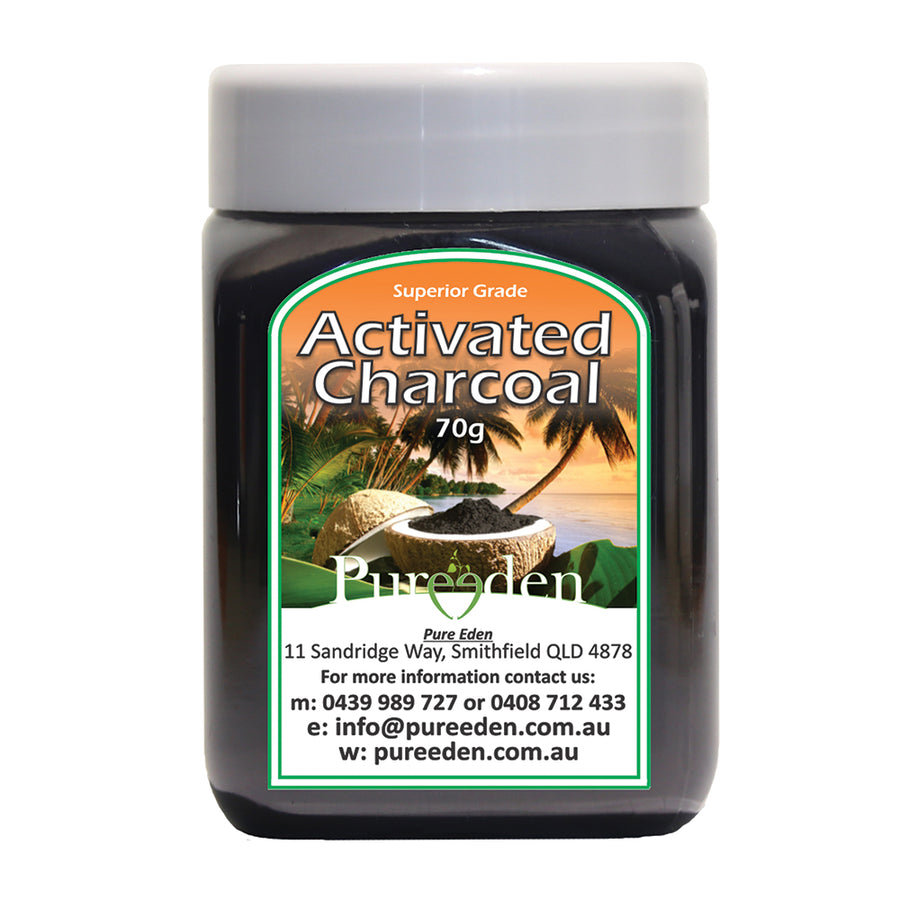 Pure Eden Activated Charcoal Superior Grade 70g