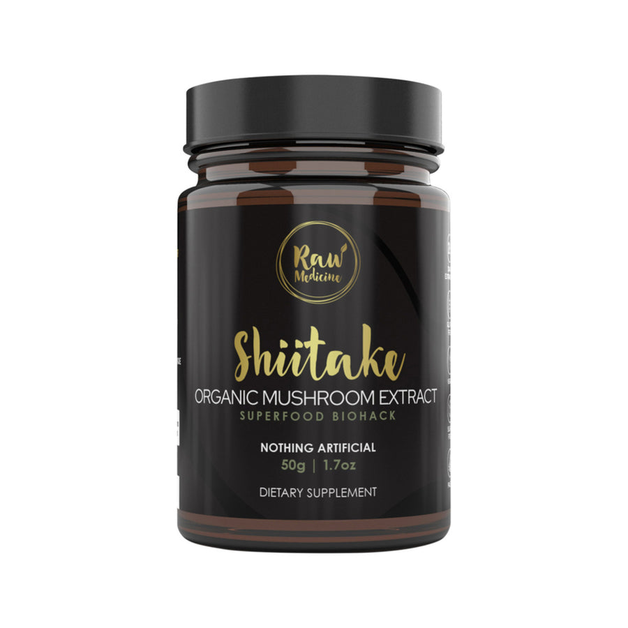 Raw Medicine Organic Mushroom Extract Shiitake 50g