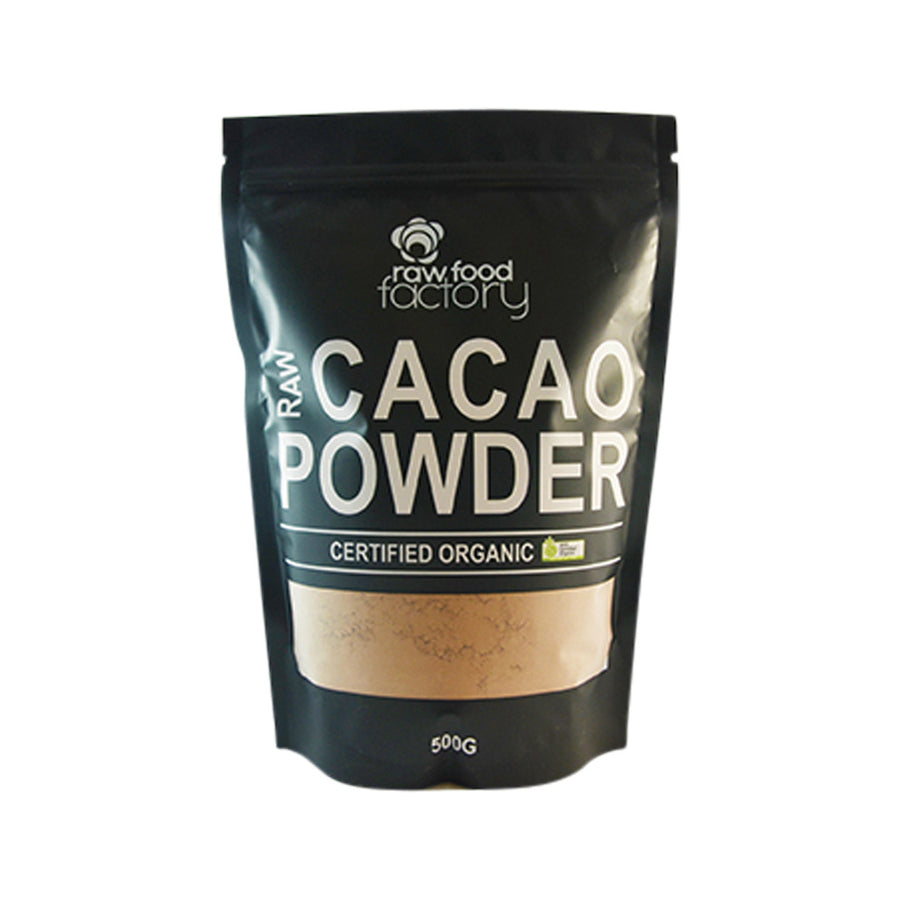 Raw Food Factory Raw Cacao Powder Certified Organic 500g