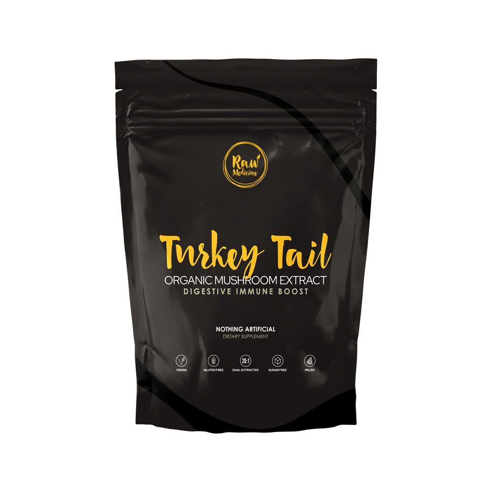 Raw Medicine Turkey Tail Organic Mushroom Extract 100g