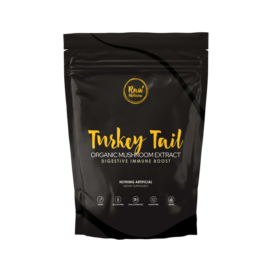 Raw Medicine Turkey Tail Organic Mushroom Extract 100g