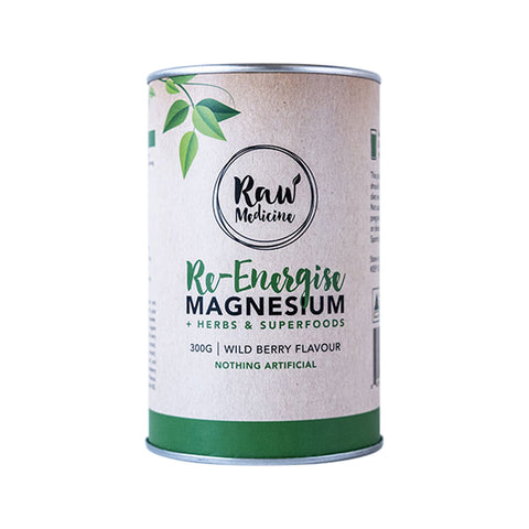 Raw Medicine Re Energise Magnesium (Wild Berry) 300g