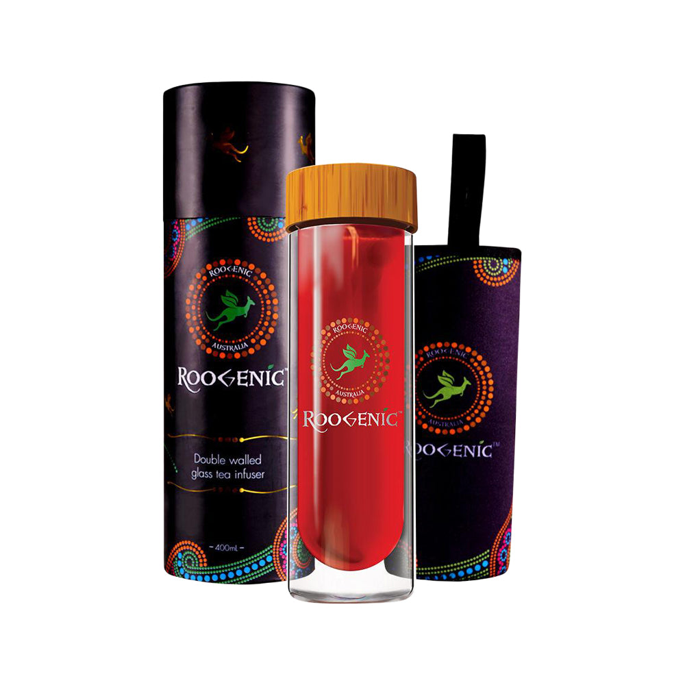 Roogenic Glass Bottle Double Walled 400ml