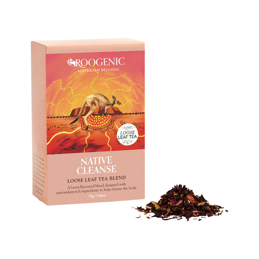 Roogenic Australian Wellness Native Cleanse Loose Leaf Tea Blend 70g