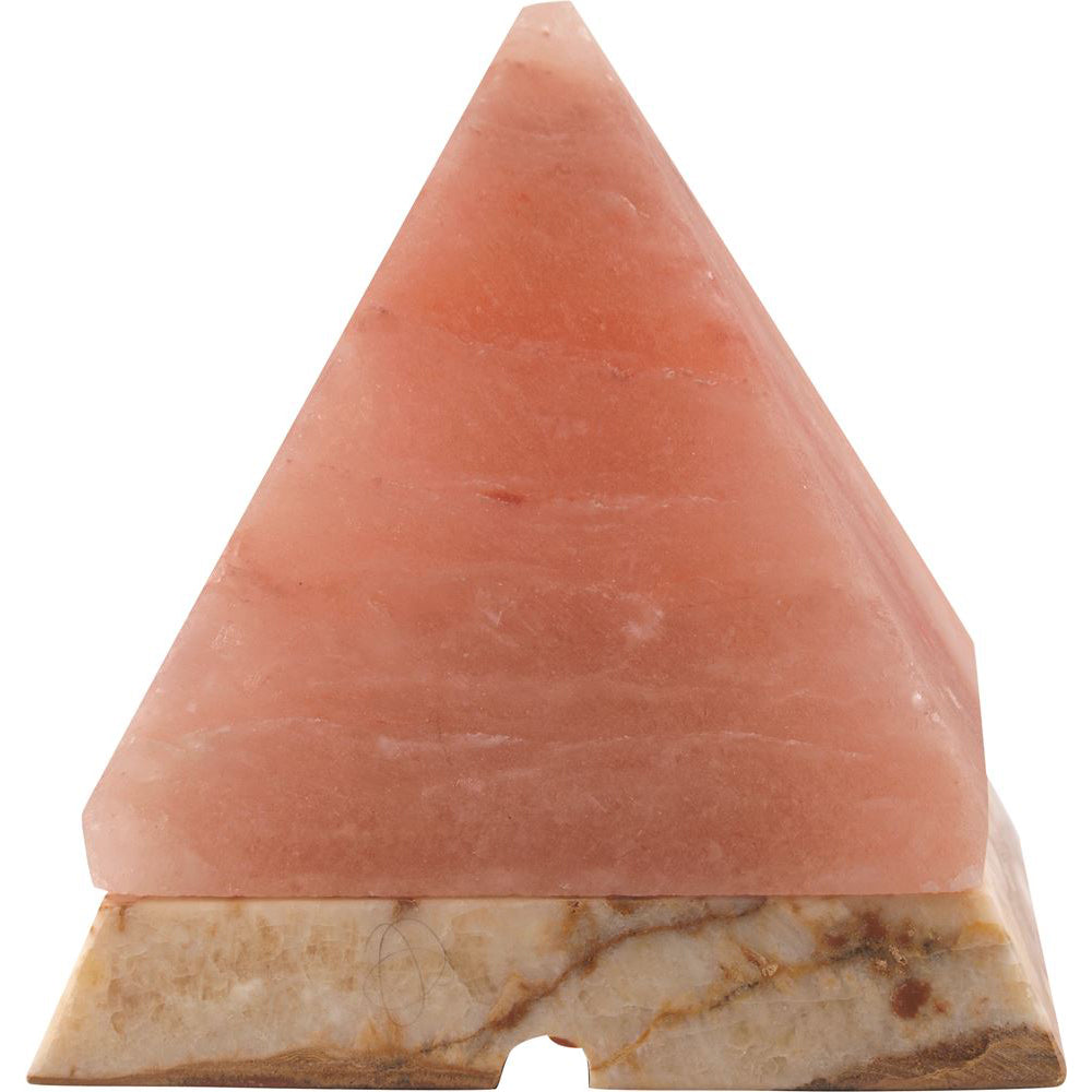 SaltCo Salt Crystal Lamp Pyramid Onyx Base