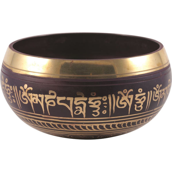SaltCo Tibetan Singing Bowl Purple Large (14cm)