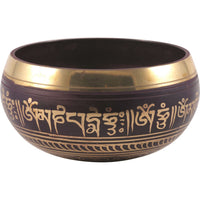 SaltCo Tibetan Singing Bowl Purple Large (14cm)