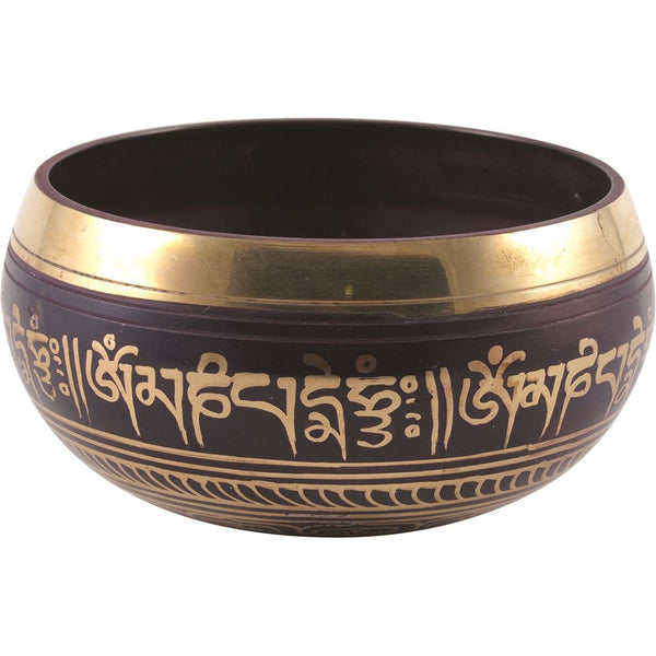 SaltCo Tibetan Singing Bowl Small Purple 10.5cm