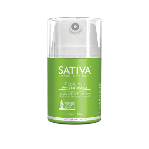 Sativa Org Hemp Moisturiser Replenish 50ml