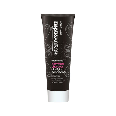 Seven Wonders Nat Hair Care Activated Charcoal Clarifying Condit 250ml