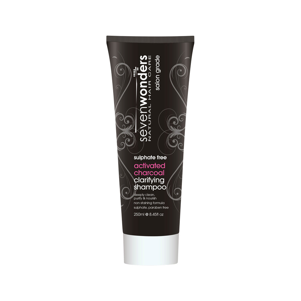 Seven Wonders Nat Hair Care Activated Charcoal Clarifying Shampoo 250ml