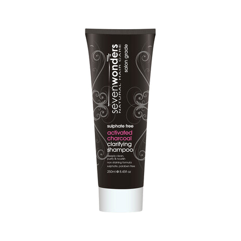 Seven Wonders Nat Hair Care Activated Charcoal Clarifying Shampoo 250ml