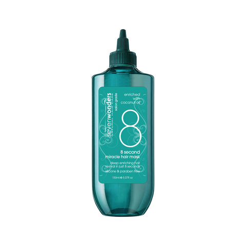 Seven Wonders Nat Hair Care Coconut Oil 8 Sec Miracle Hair Mask 150ml