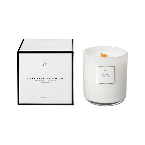 Sohum Parade Botanical Candle Eco Cotton Flower 500g