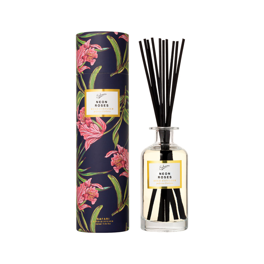Sohum Safari Reed Diffuser Neon Roses 250ml