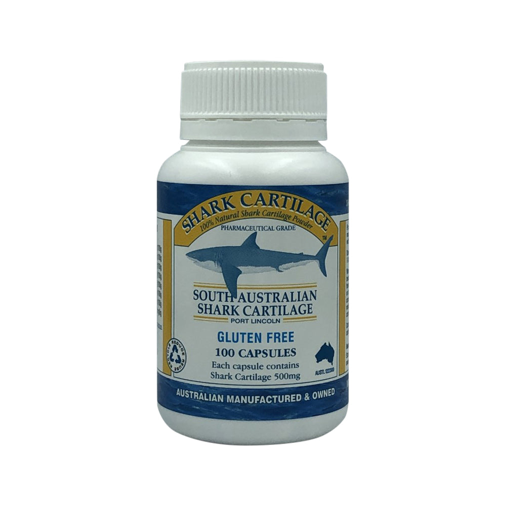 South Aust Shark Cart. Shark Cartilage 500mg 100c