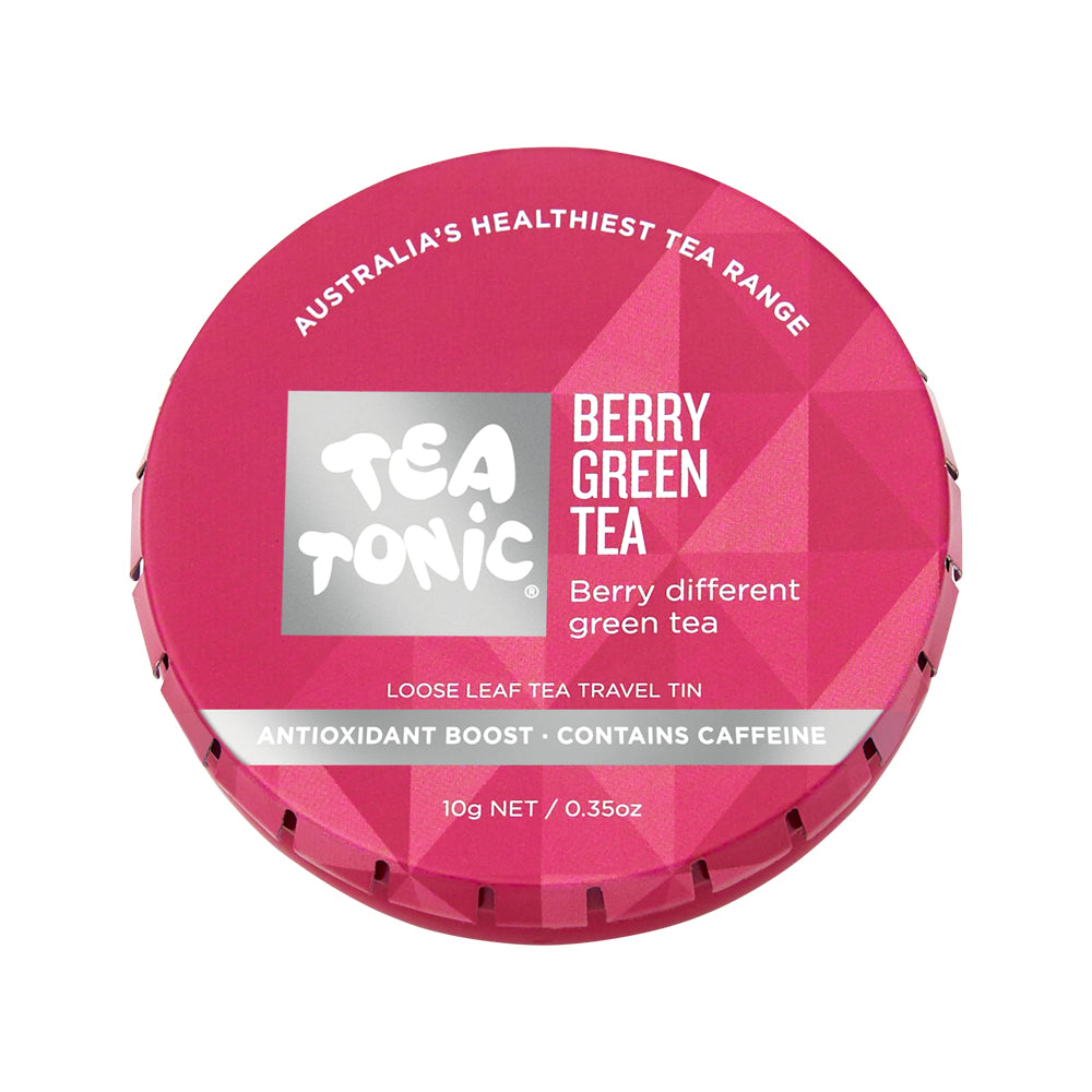 Tea Tonic Berry Green Tea Travel Tin 10g