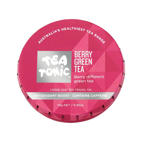 Tea Tonic Berry Green Tea Travel Tin 10g