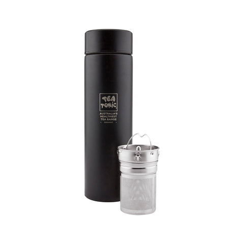 Tea Tonic Black Thermal Bottle 450mL