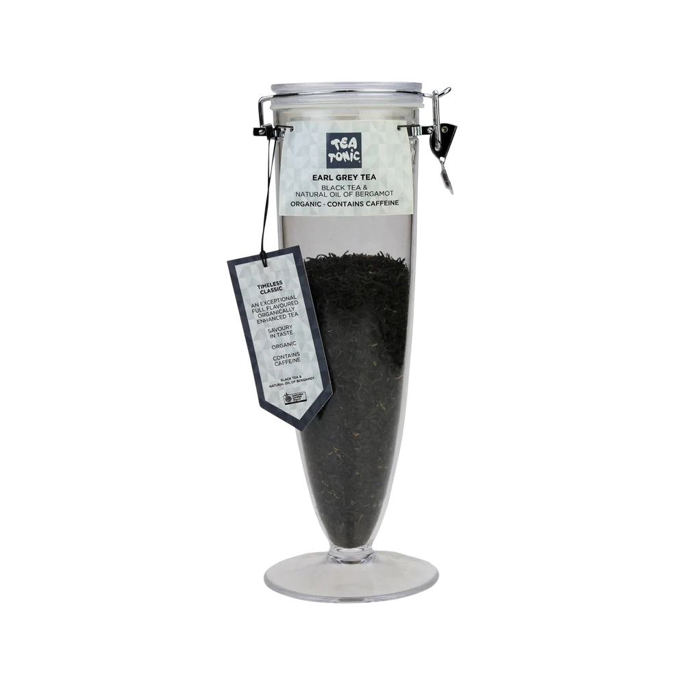 Tea Tonic Display Cone Jar EMPTY Earl Grey