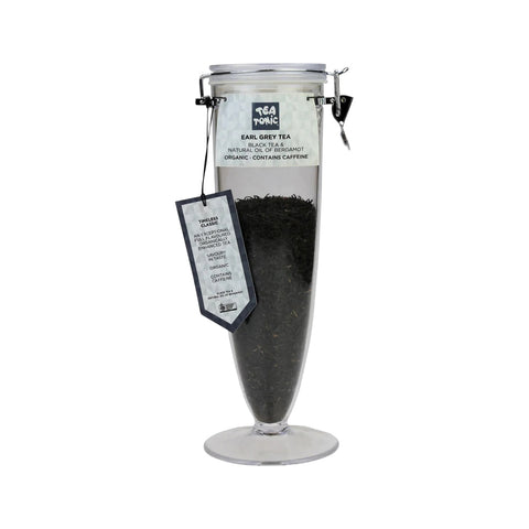 Tea Tonic Display Cone Jar EMPTY Earl Grey