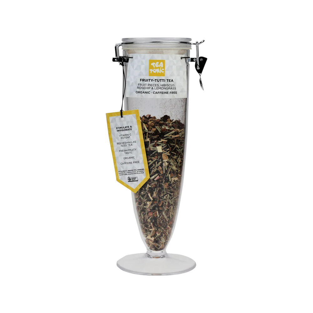 Tea Tonic Display Cone Jar EMPTY Fruity Tutti