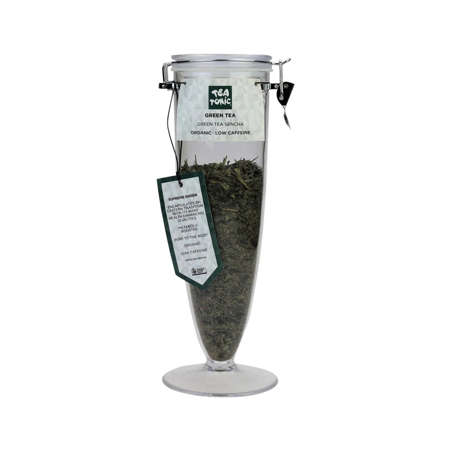 Tea Tonic Display Cone Jar EMPTY Green Tea