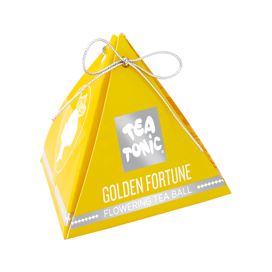 Tea Tonic Golden Fortune Flowering Tea Ball 