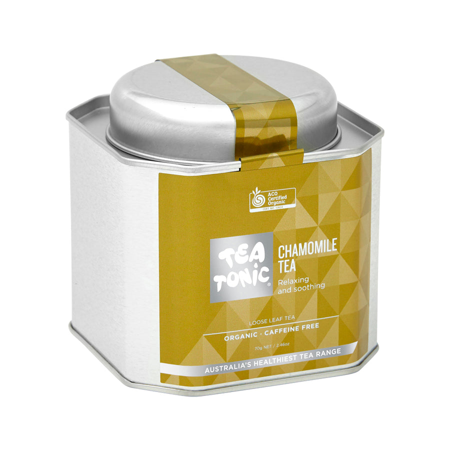 Tea Tonic Organic Chamomile Tea Caddy Tin 70g