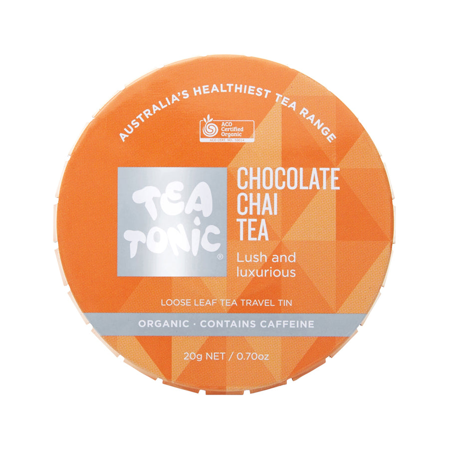Tea Tonic Organic Chocolate Chai Travel Tin 20g