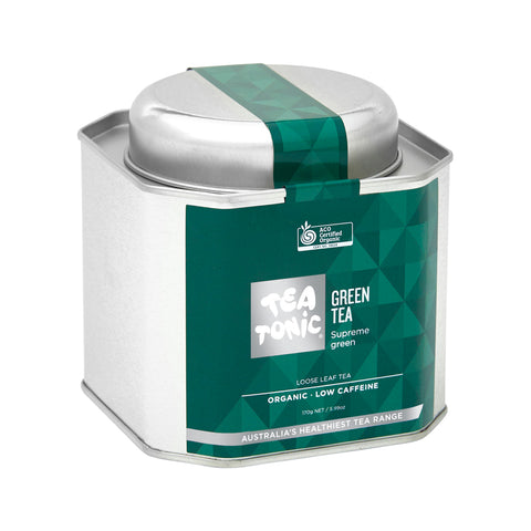 Tea Tonic Organic Green Caddy Tin 170g