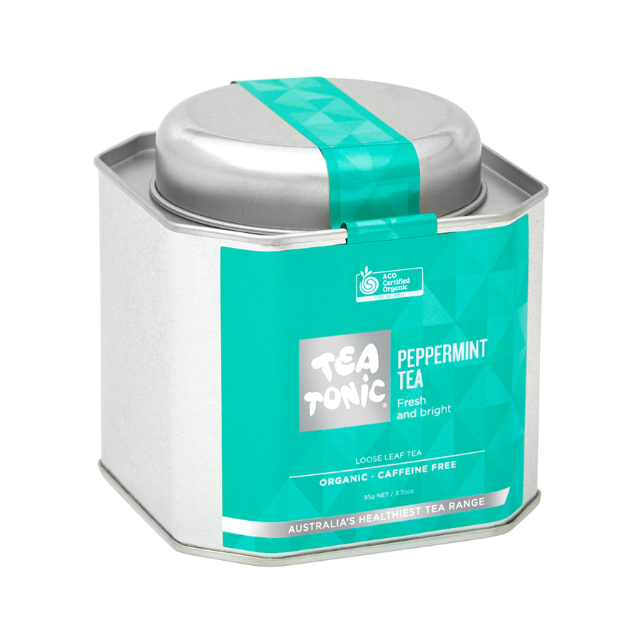 Tea Tonic Organic Peppermint Caddy Tin 95g