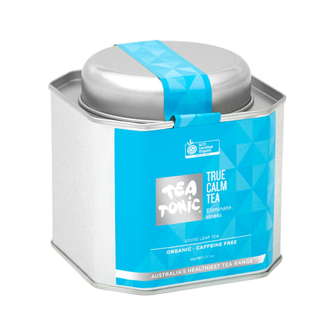 Tea Tonic True Calm Tea Loose Leaf Tea Caddy Tin 50g