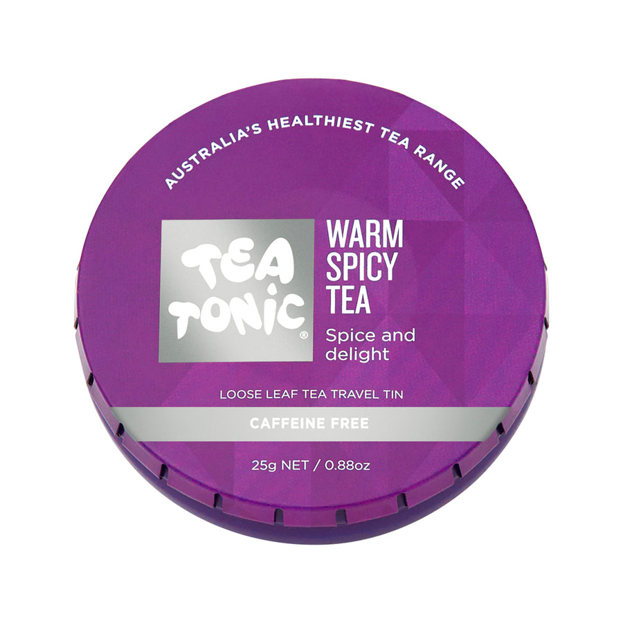 Tea Tonic Warm Spicy Tea Loose Leaf Tea Travel Tin 25g