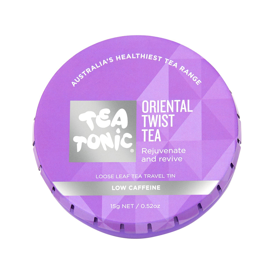 Tea Tonic Oriental Twist Tea Loose Leaf Tea Travel Tin 15g