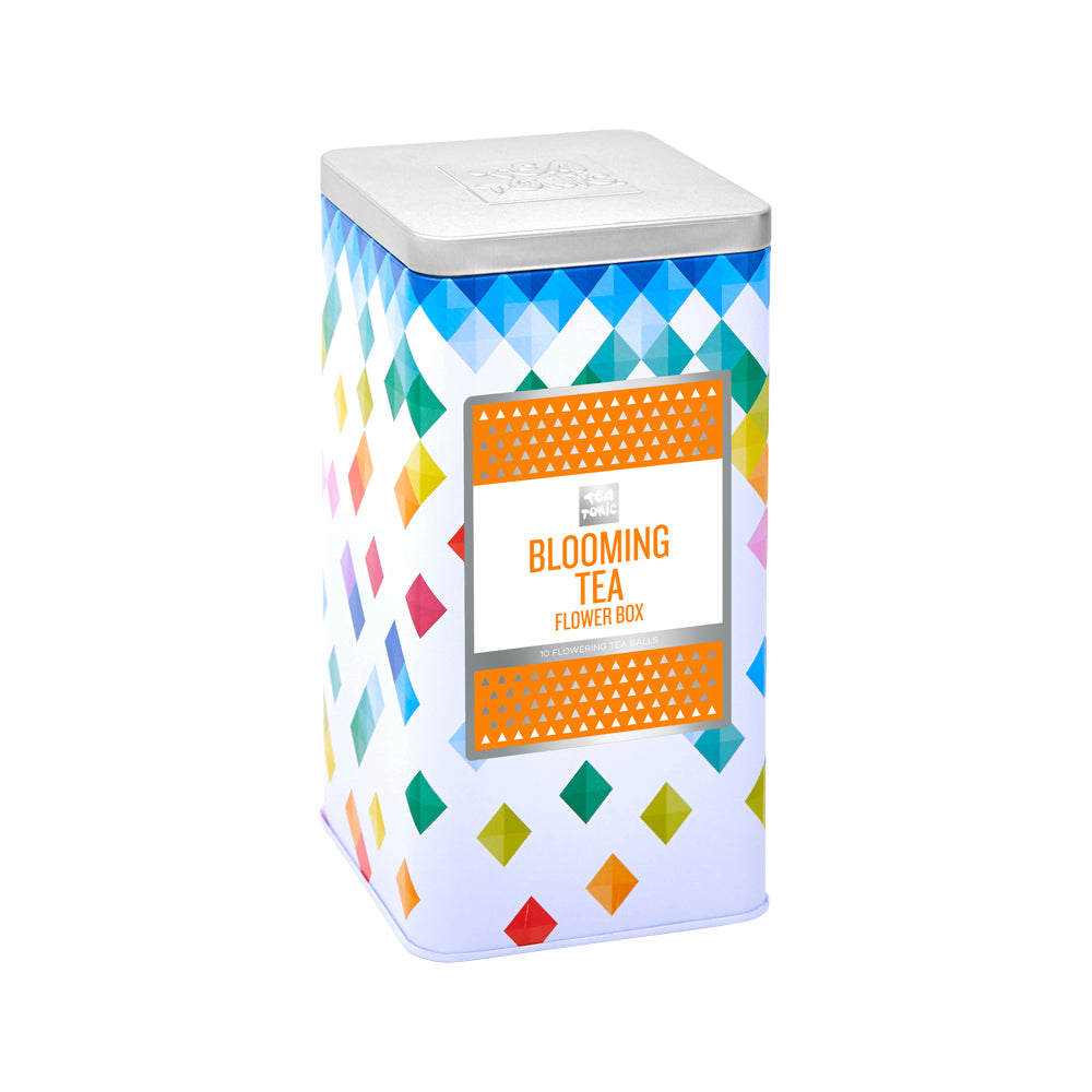 Tea Tonic Tea Tall Tin Blooming Tea x 10 Flowering Tea Balls
