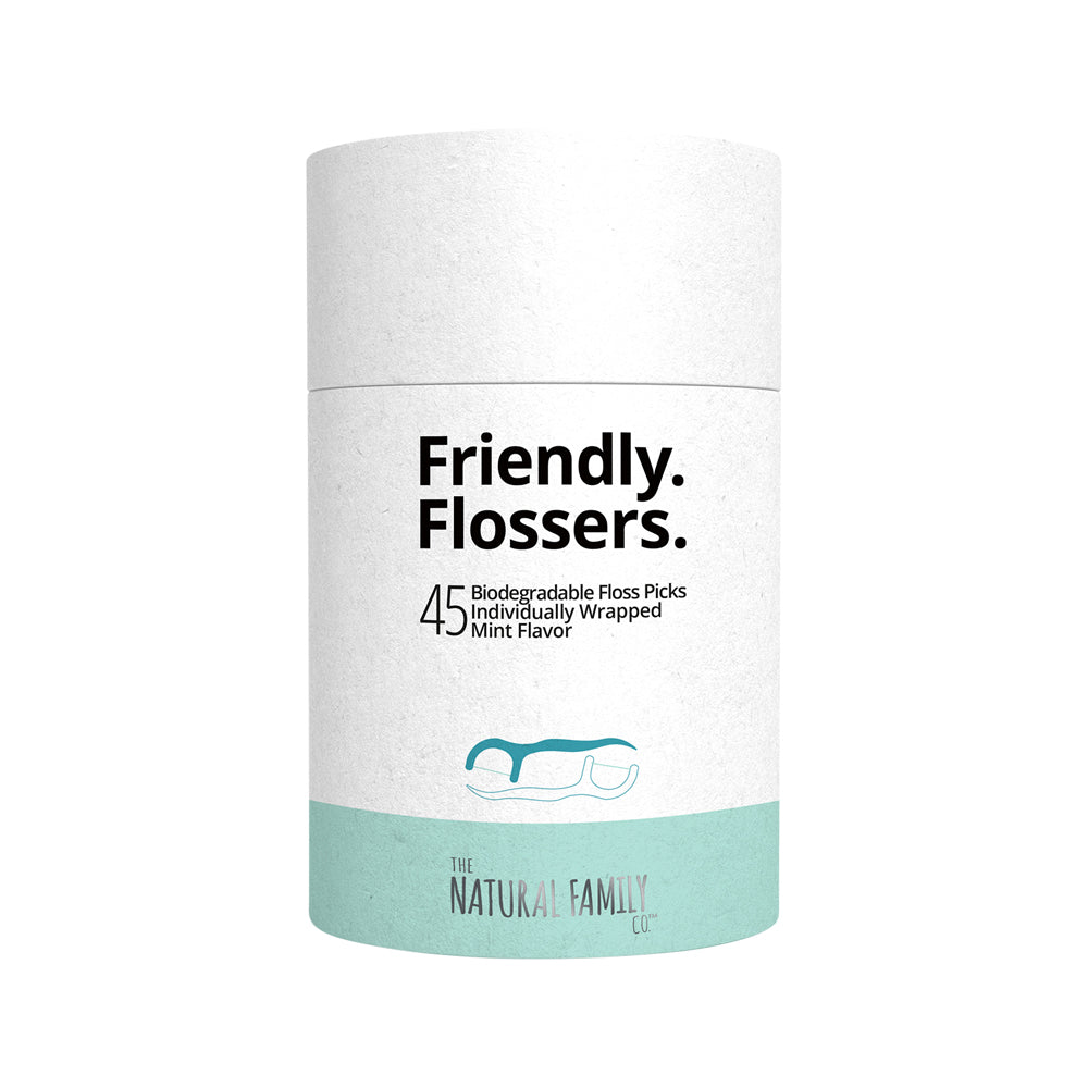 The Nat Family Co Friendly Flossers Picks x 45 Pack