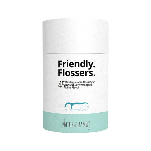 The Nat Family Co Friendly Flossers Picks x 45 Pack