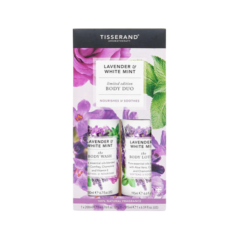 Tisserand Body Duo Lavender and White Mint Pack