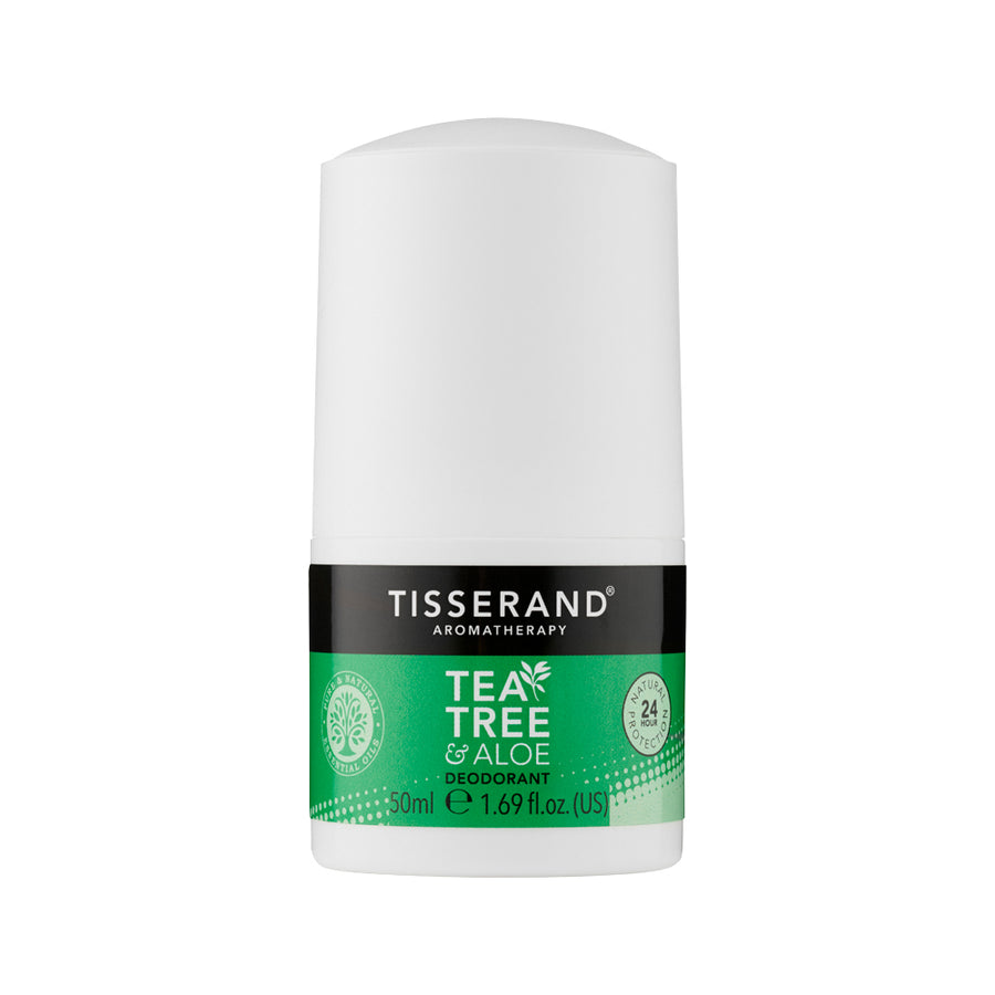 Tisserand Aromatherapy Tea Tree and Aloe Deodorant 50ml