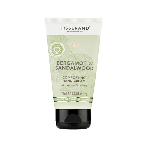 Tisserand Hand Cream Bergamot and Sandalwood 75ml