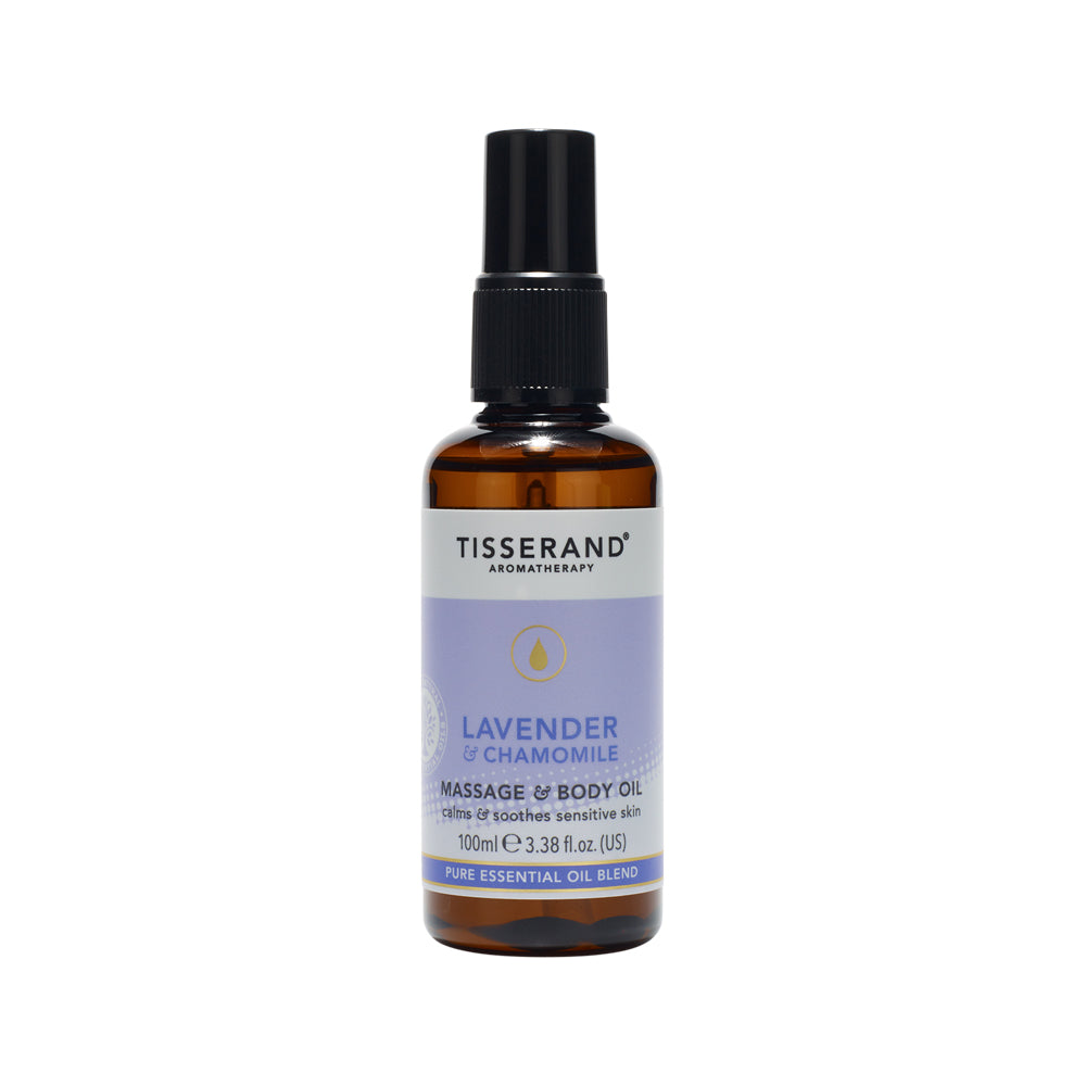 Tisserand Massage and Body Oil Lavender and Chamomile 100ml