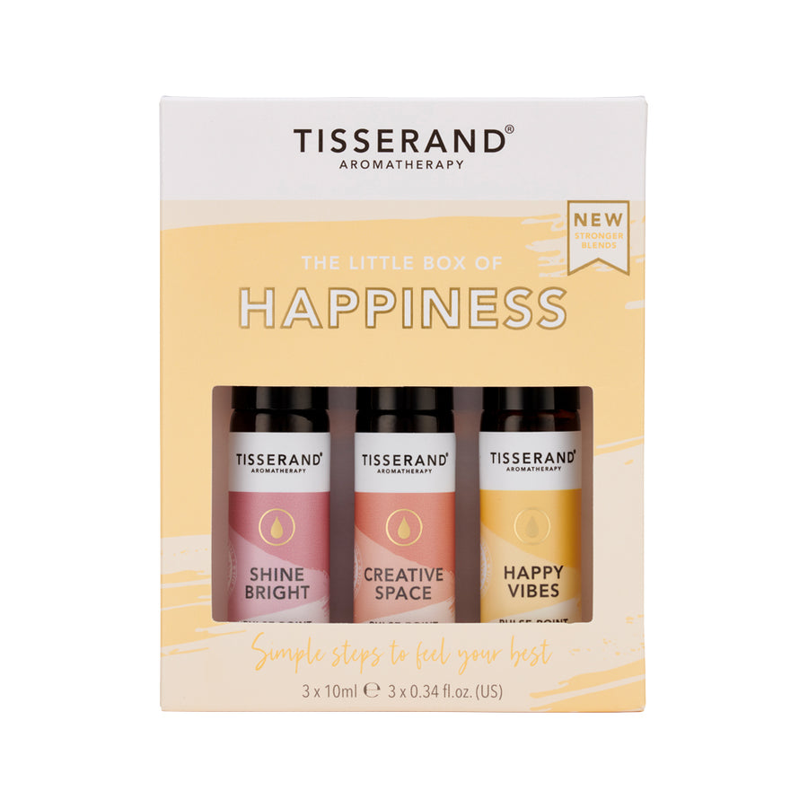 Tisserand Roller Ball Kit Little Box Happiness 10ml x 3 Pack
