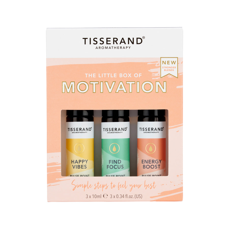 Tisserand Roller Ball Kit Little Box Motivation 10ml x 3 Pack