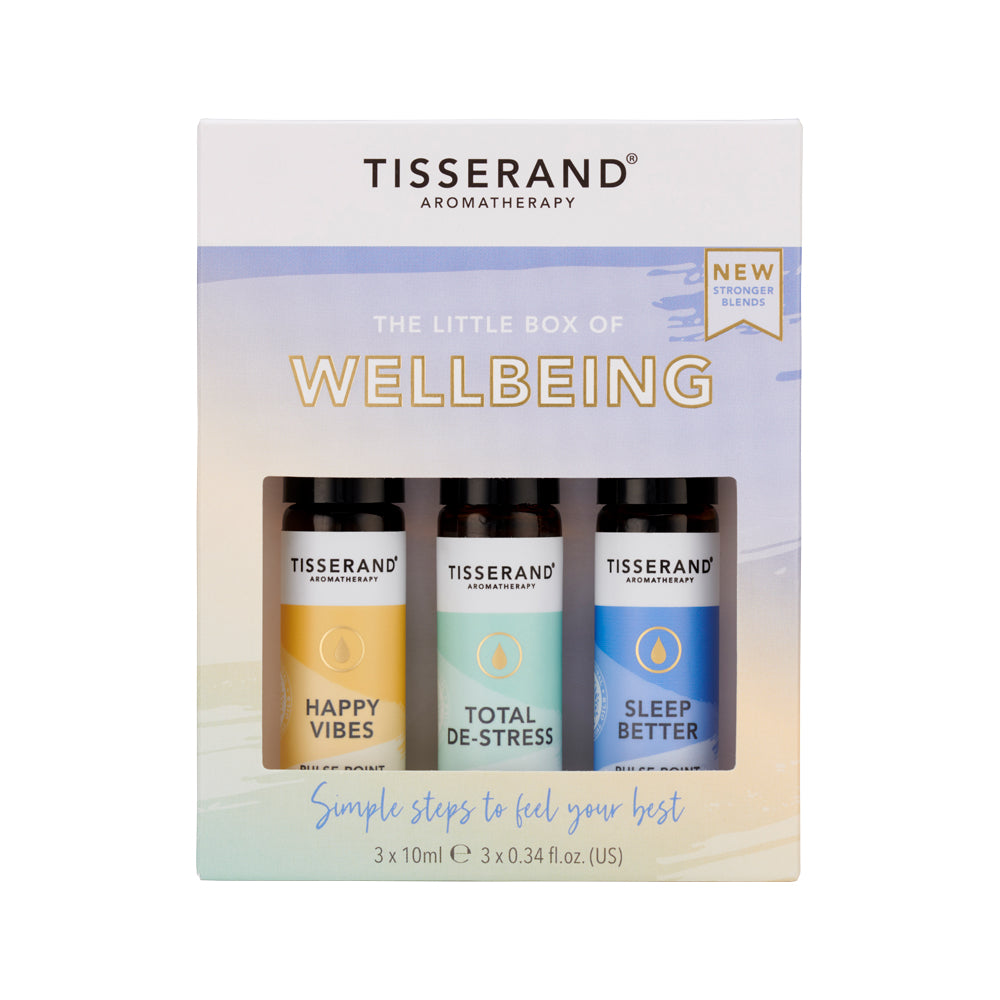 Tisserand Roller Ball Kit Little Box Wellbeing 10ml x 3 Pack