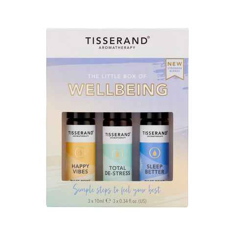 Tisserand Roller Ball Kit Little Box Wellbeing 10ml x 3 Pack