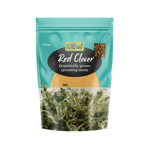 Untamed Health Sprouting Seeds (Org Grown) Red Clover 100g